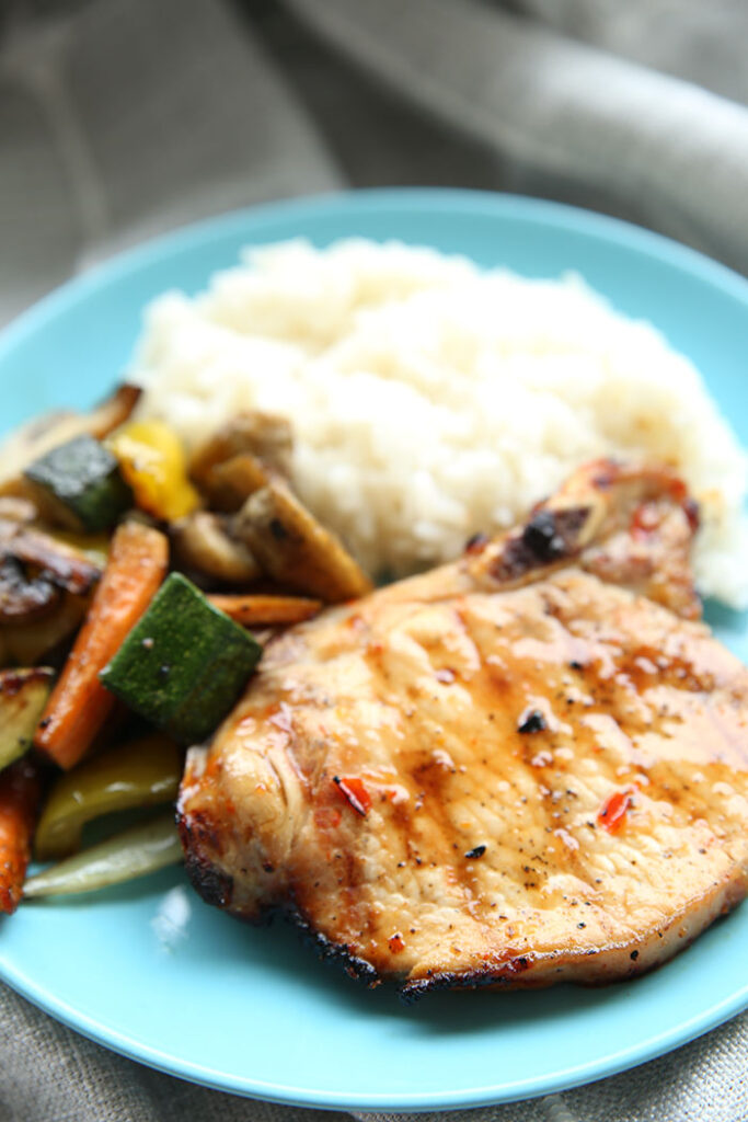 Grilled Sweet Chili Pork Chops Real Life Dinner