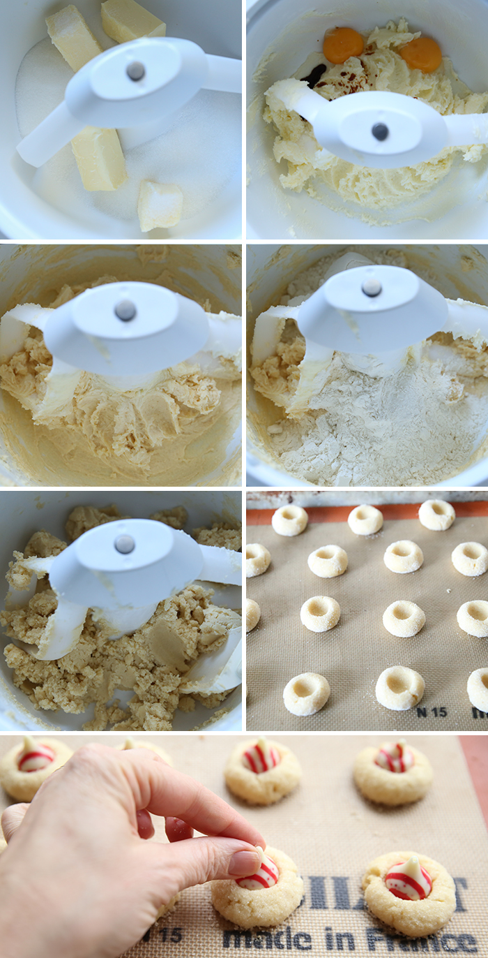 Shortbread Peppermint Kiss Cookies Real Life Dinner