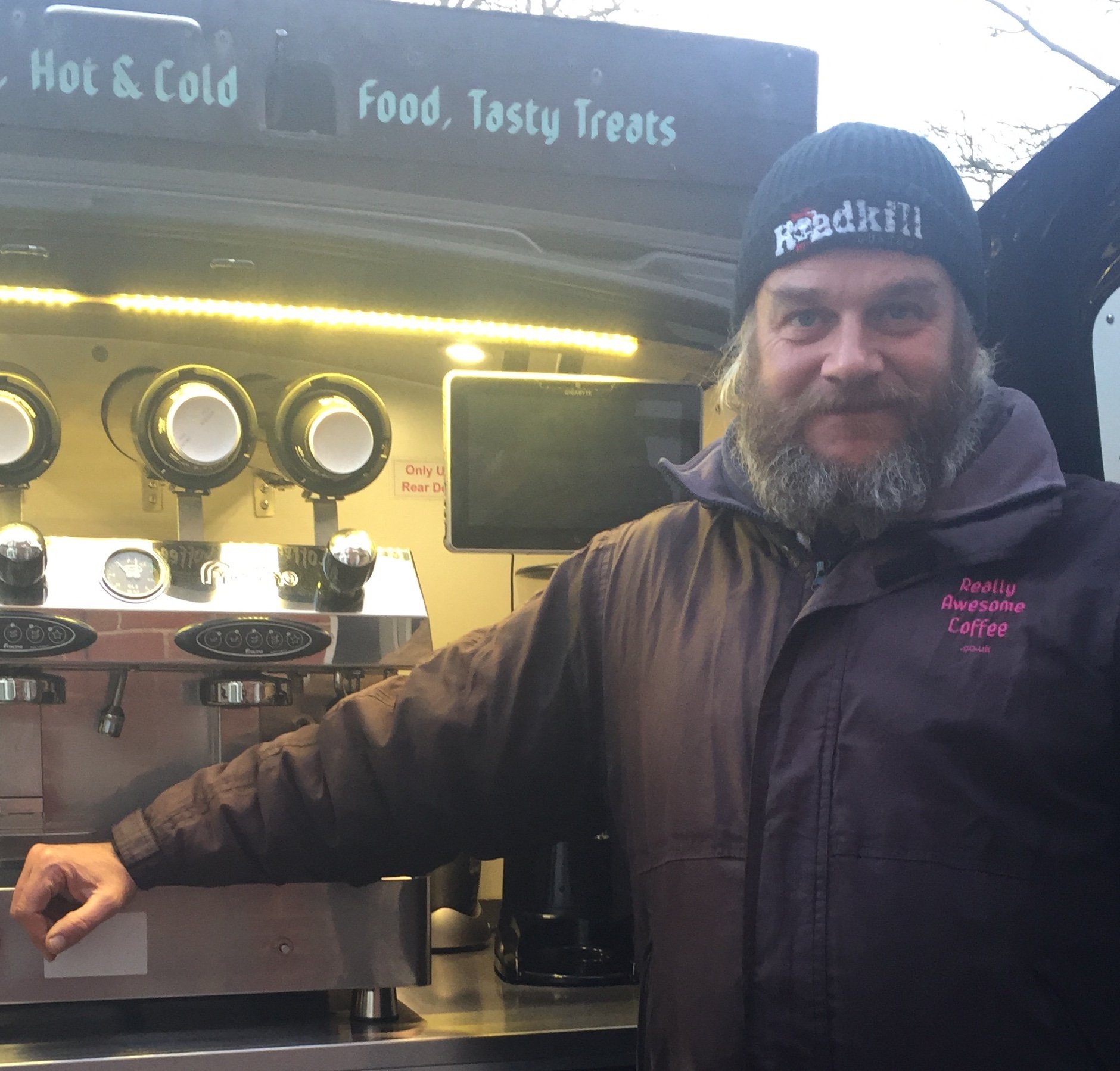 Norwich mobile coffee van Really Awesome Coffee