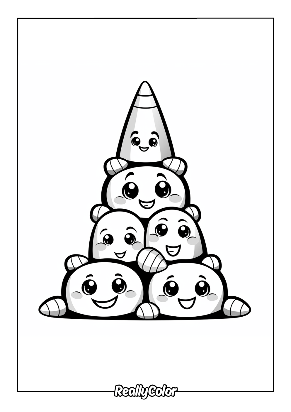 Candy corn Reallycolor