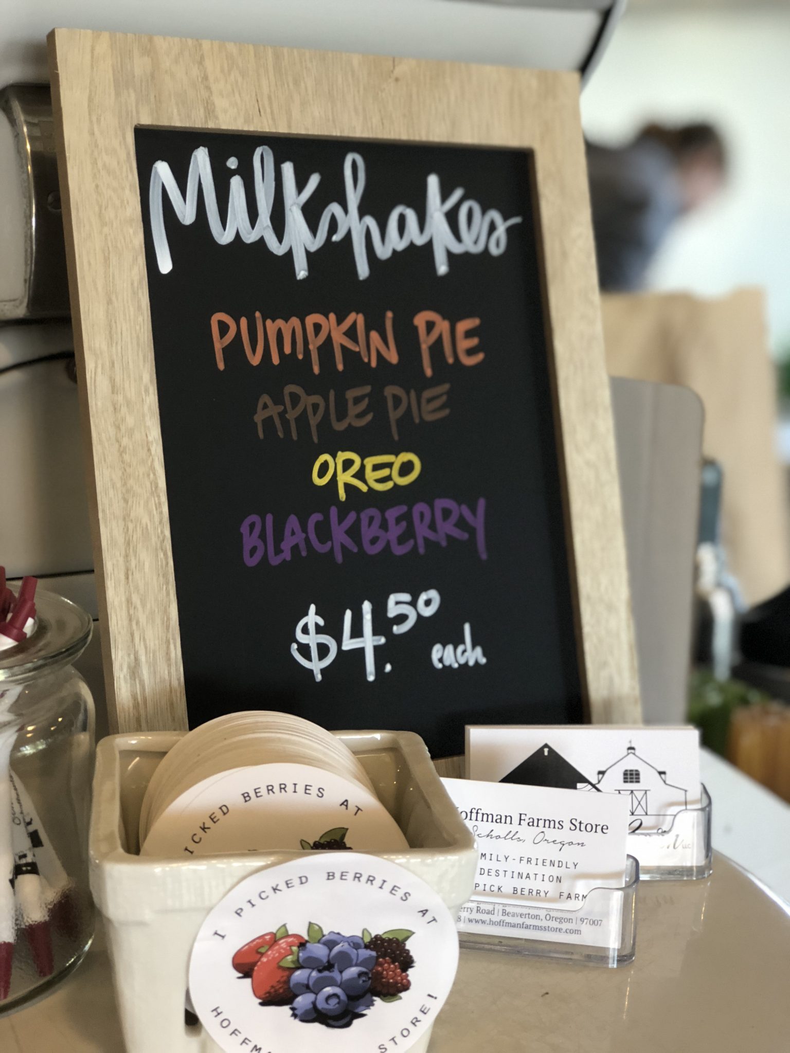 Hoffman Farms Store Really Into This Fall Milkshake Really Into This