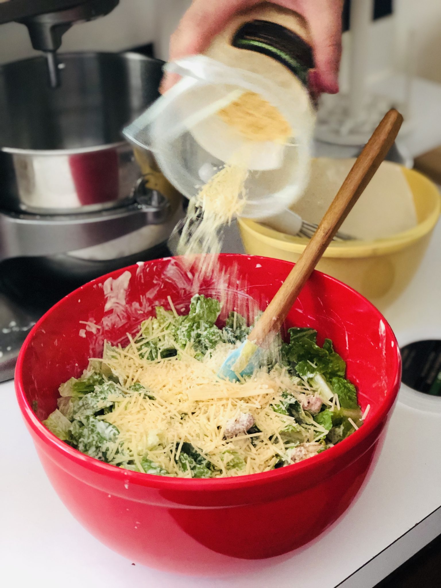 Homemade Caesar Salad Dressing Parmesan Cheese Really Into This
