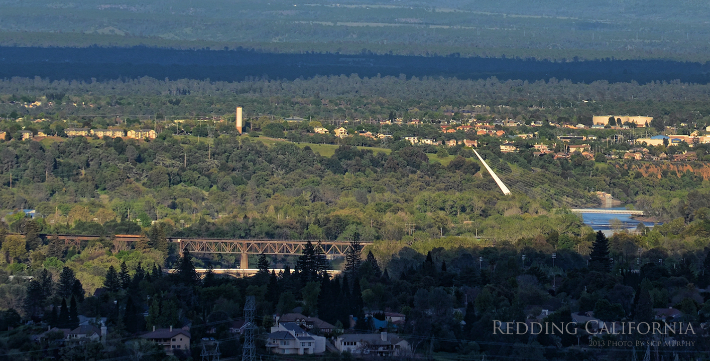 view of Redding from the West Hills ReallyRedding