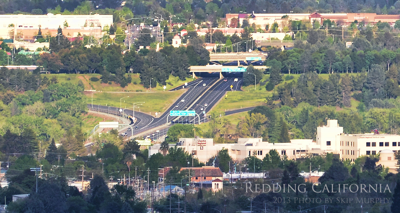 view of Redding from the West Hills ReallyRedding