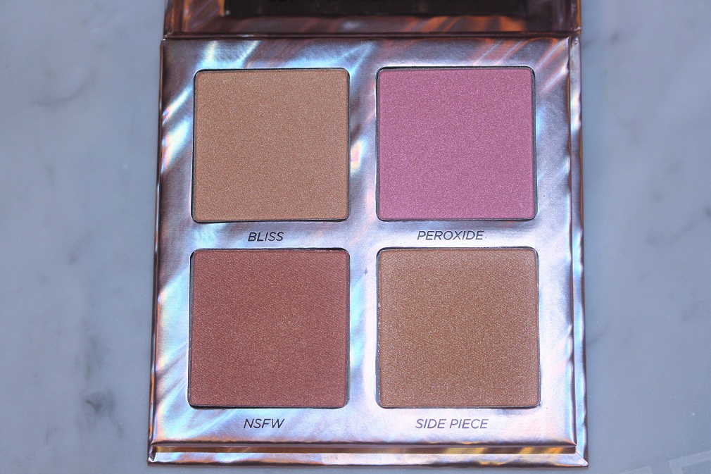 Urban Decay Afterglow Highlighter Palette Review & Swatches