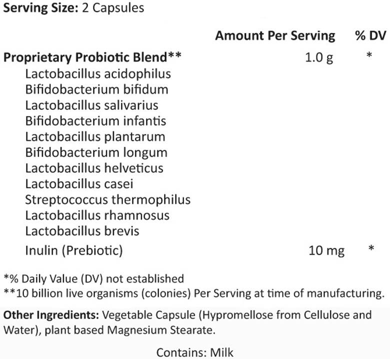 Probiotics Acidophilus Bifidus Friendly Bacteria