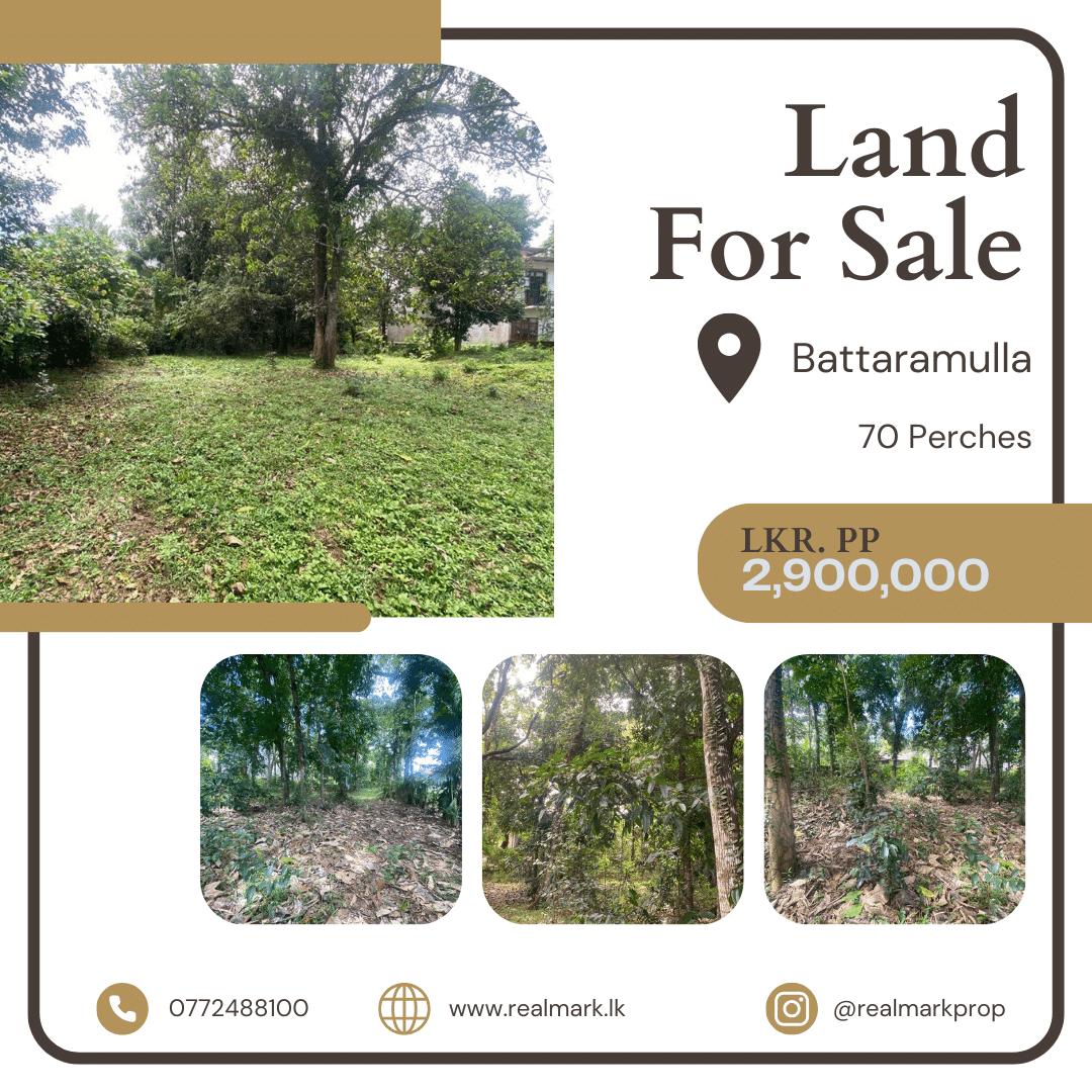 Large Land for Sale in Battaramulla Real Mark