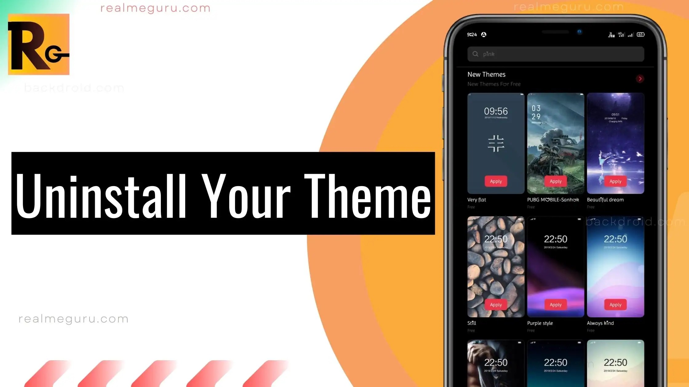 How to Remove Theme from Realme Device