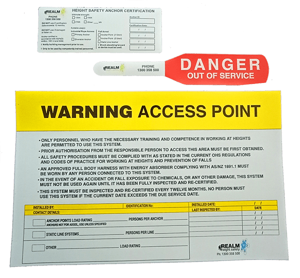 Anchor Point Testing, Inspection, and Certification Realm Height Safety