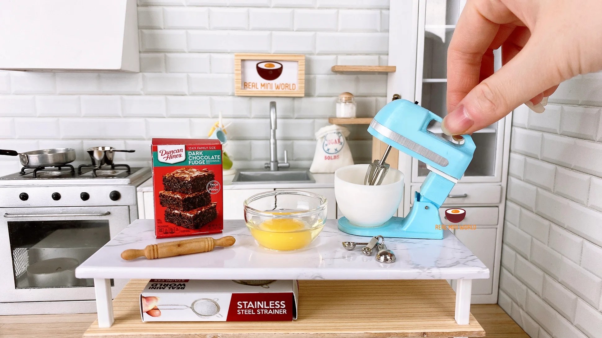 Miniature Cooking Shop Real Mini World