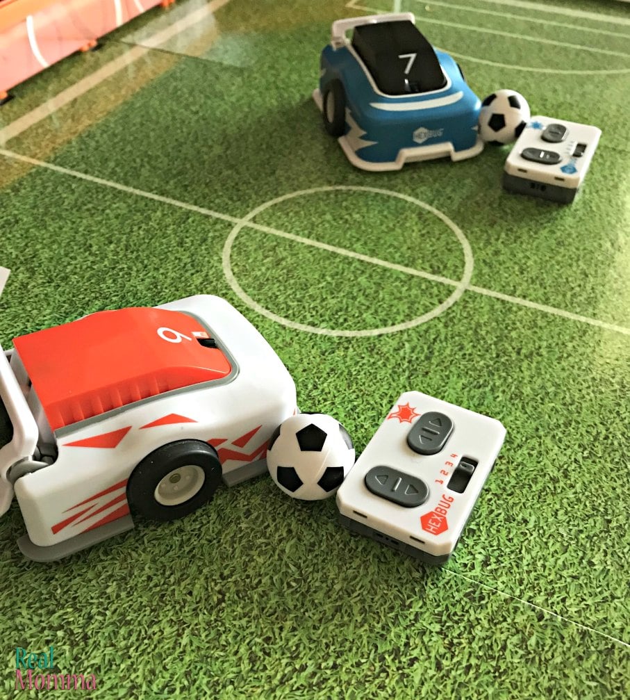 HEXBUG Robotic Soccer Review and Giveaway Real Momma