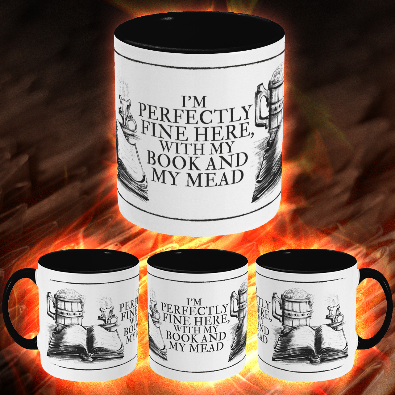 Rist's Book & Mead Mug Ryan Cahill Exclusive Realm One