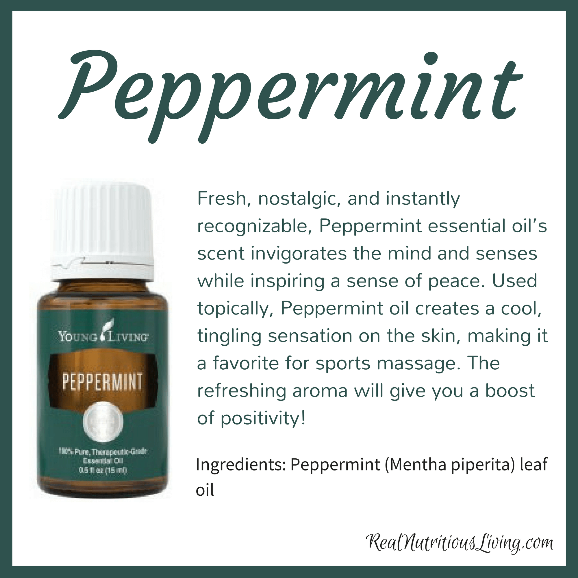 Peppermint Essential Oil Real Nutritious Living
