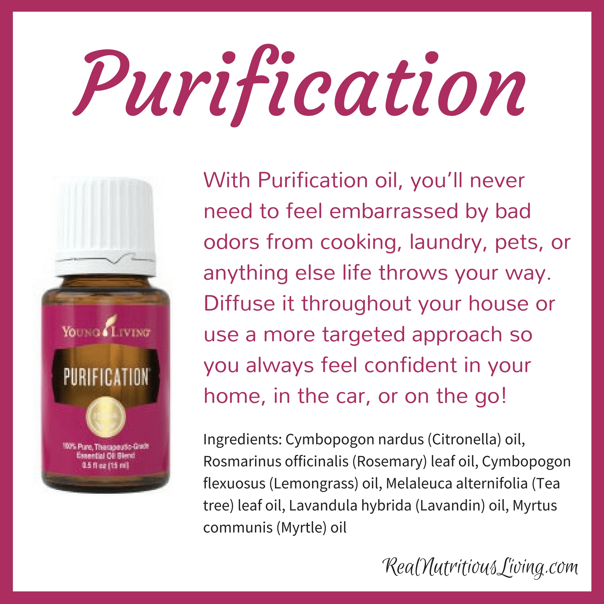 Purification Essential Oil Real Nutritious Living