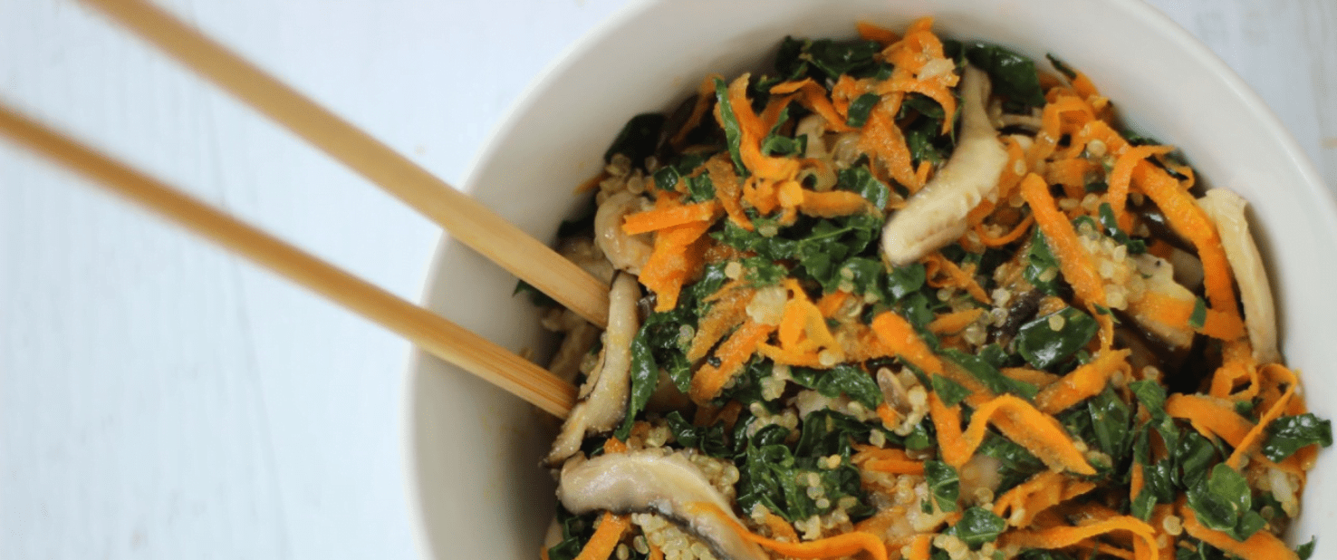 Kale and Shiitake Bowls
