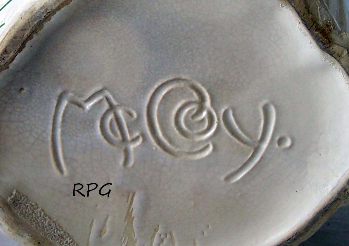Pottery marks and signatures, Nelson Mccoy Pottery