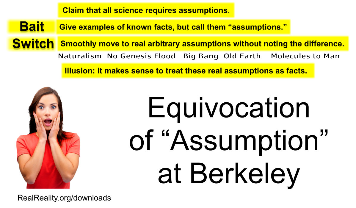 Equivocation at Berkley Real Reality