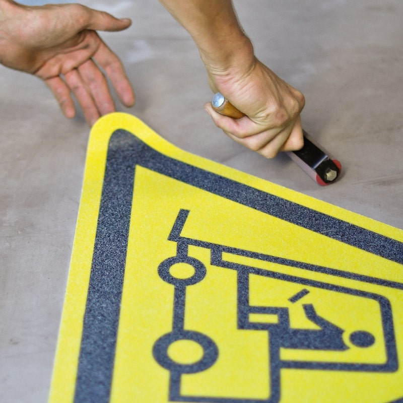 Selfadhesive Floor marker Secure floormarking & nudging