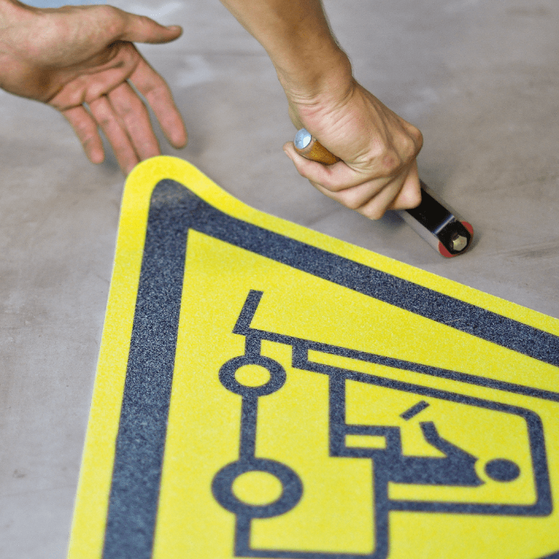 Selfadhesive Floor marker Secure floormarking & nudging