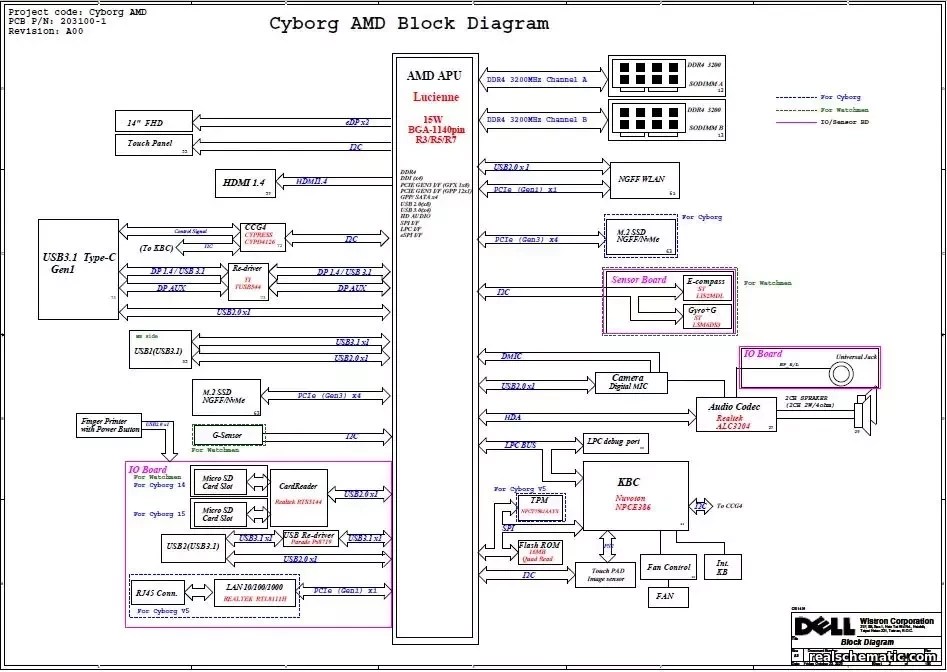 Schematic boardview Dell Vostro 14 5414