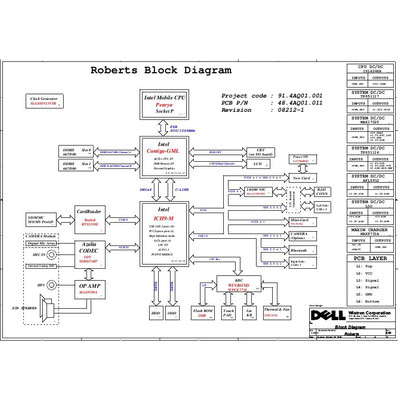 Schematic boardview Dell Inspiron 1545 (UMA)