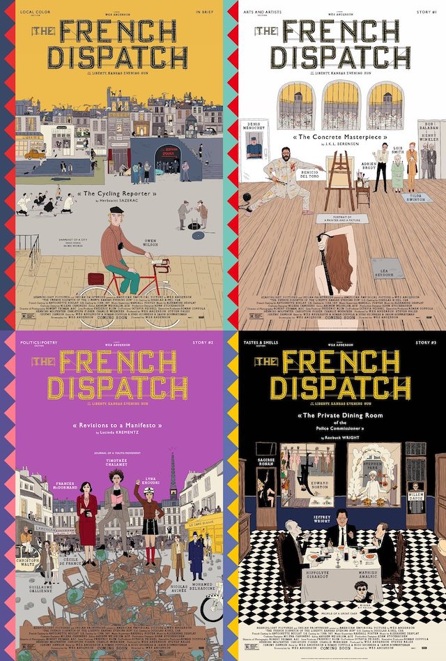 ウェス・アンダーソン新作『フレンチ・ディスパッチ』ストーリー＆シネマポスター6点公開 ｜Real Sound｜リアルサウンド 映画部
