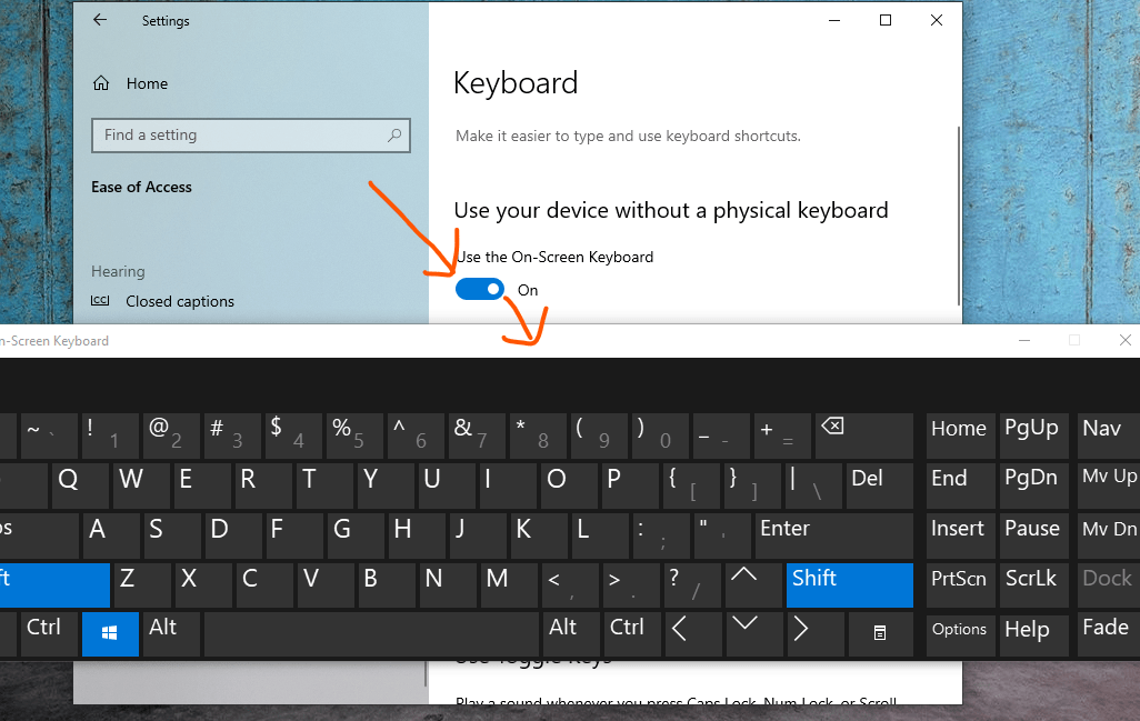 How To Enable On Screen Keyboard in Windows 10? How To
