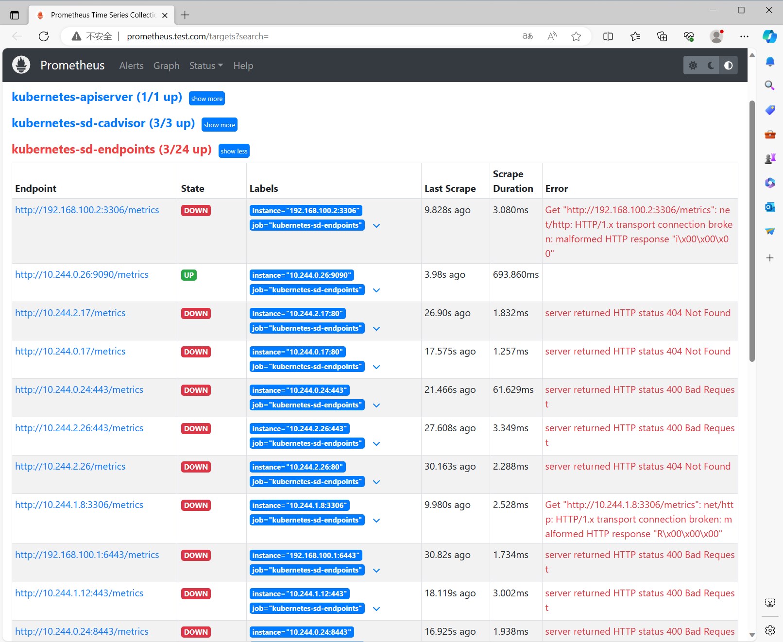 k8s prometheus 添加监控目标 一雾银的博客