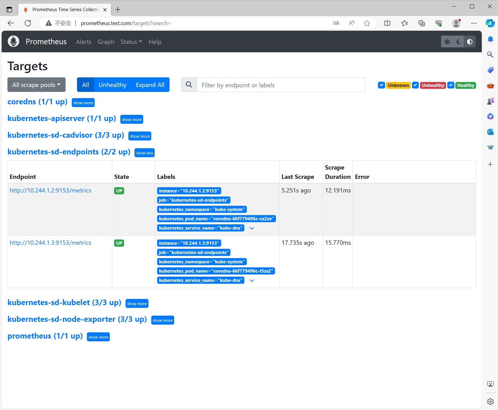 k8s prometheus 添加监控目标 一雾银的博客