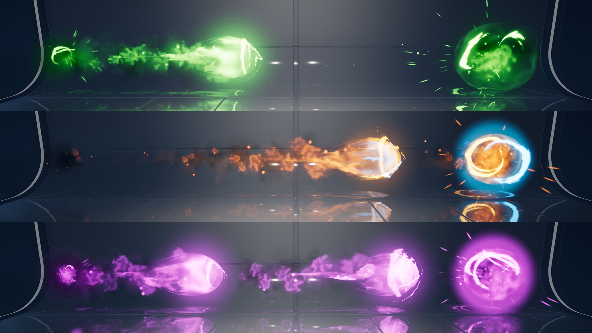 Magic Projectiles Vol. 2 Unreal Engine Real Time VFX