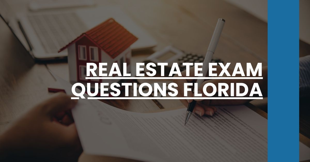 Real Estate Exam Questions Florida - Realtor Prep 101