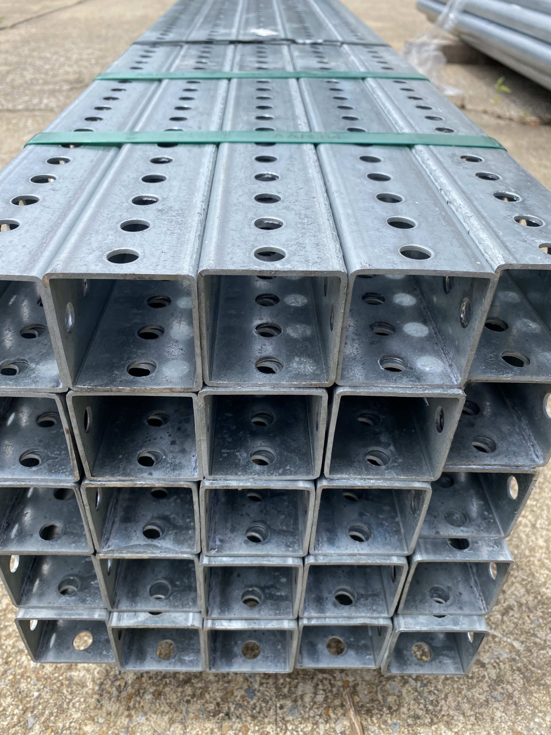 Galvanized Square Posts Real Traffic Signs
