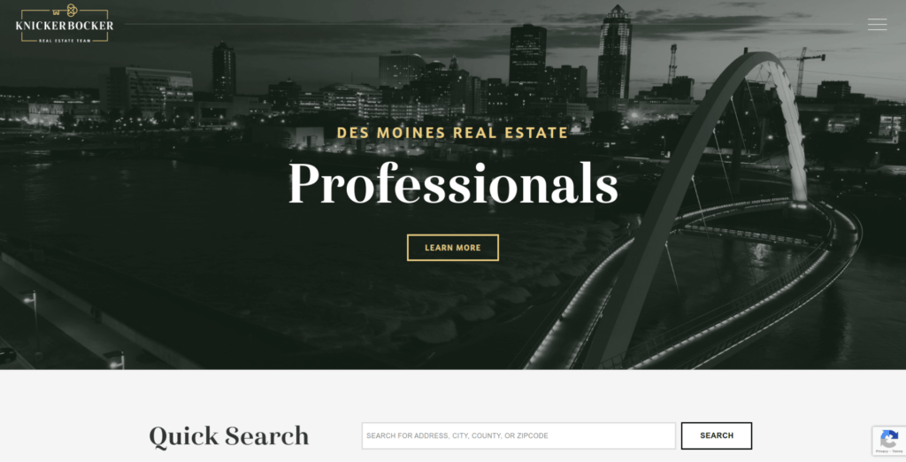 Portfolio of flow IDX websites