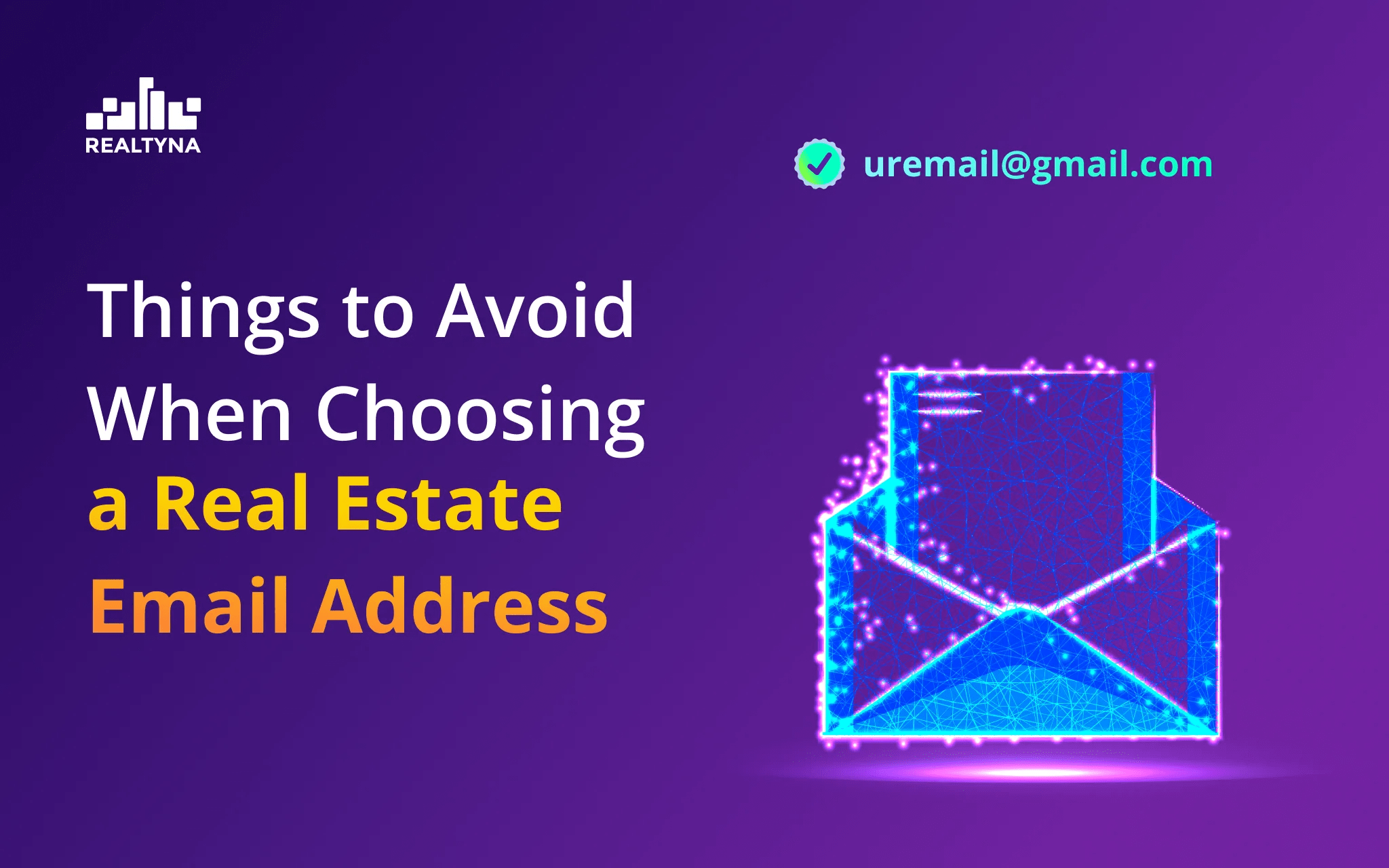 Real Estate Email Address Ideas Be Different