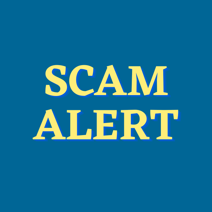 Scam alert