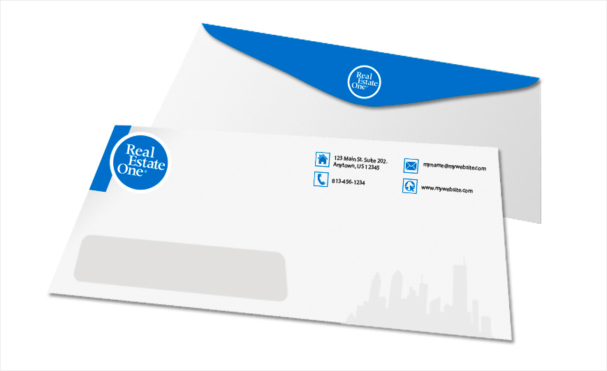 Real Estate One Envelopes Realty Studio Design