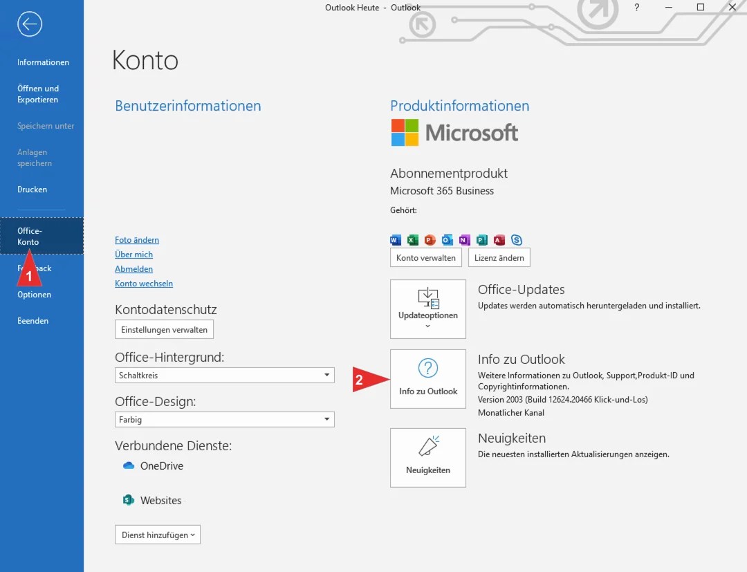 Outlook Version REALVIEW.CH