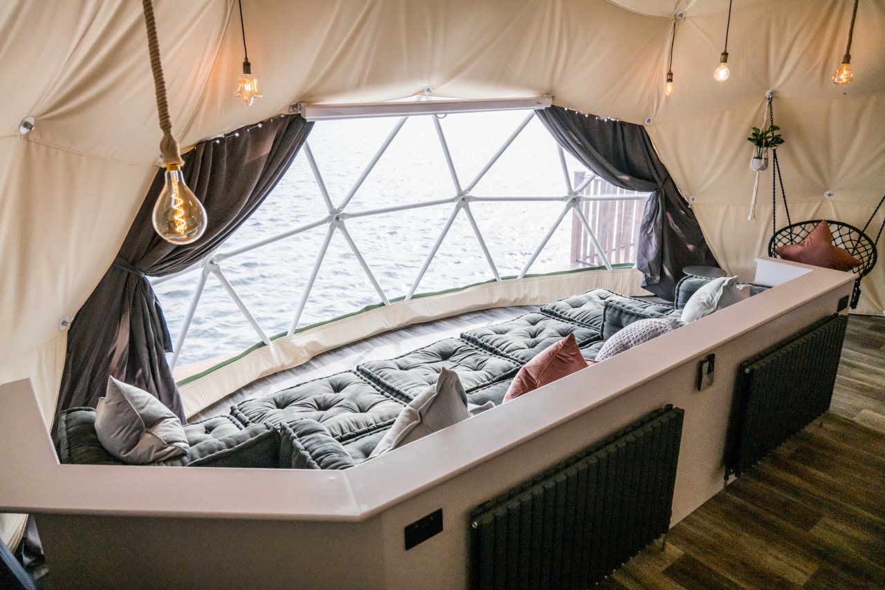 Geodesic Domes Ream Hills Holiday Park