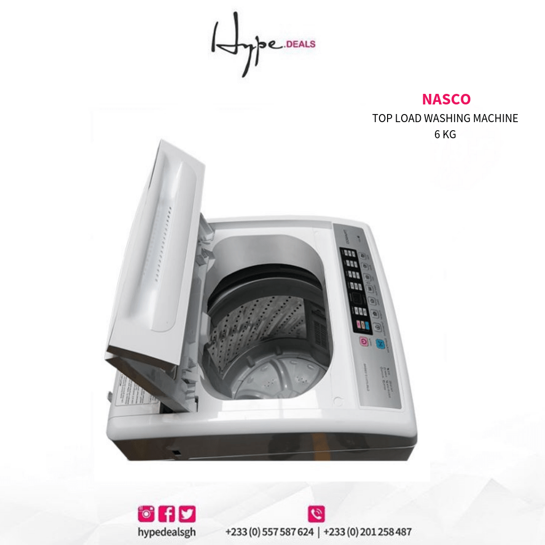 Nasco 6Kg Top Load Washing Machine