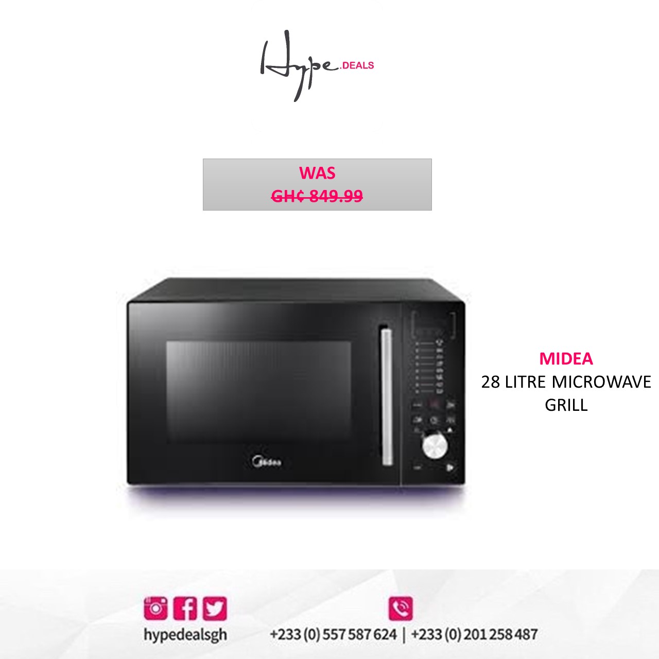 Midea Microwave Grill 28L (AG928ESA)