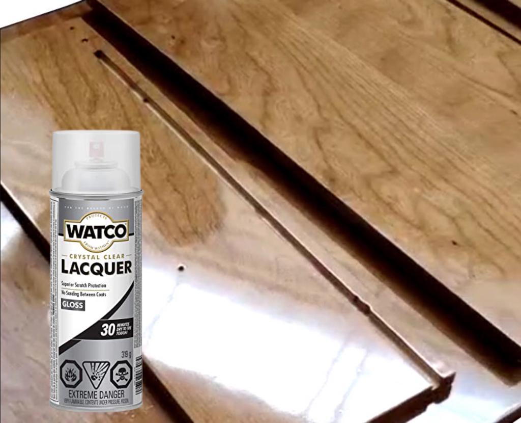 Lacquer Clear Wood Finish Spray