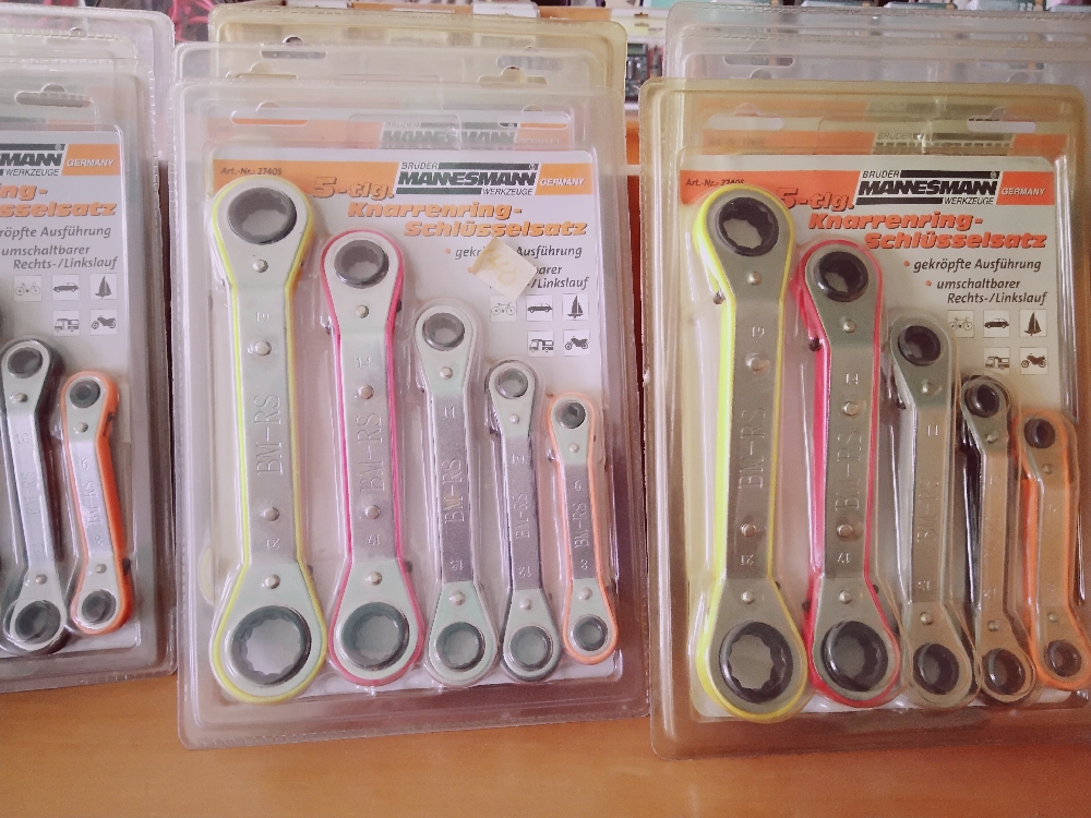 5pcs German Made Ratchet Spanners