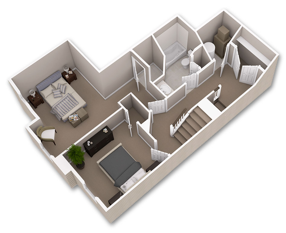 Parkview Townhomes Floor Plans Conshohocken PA PRDC