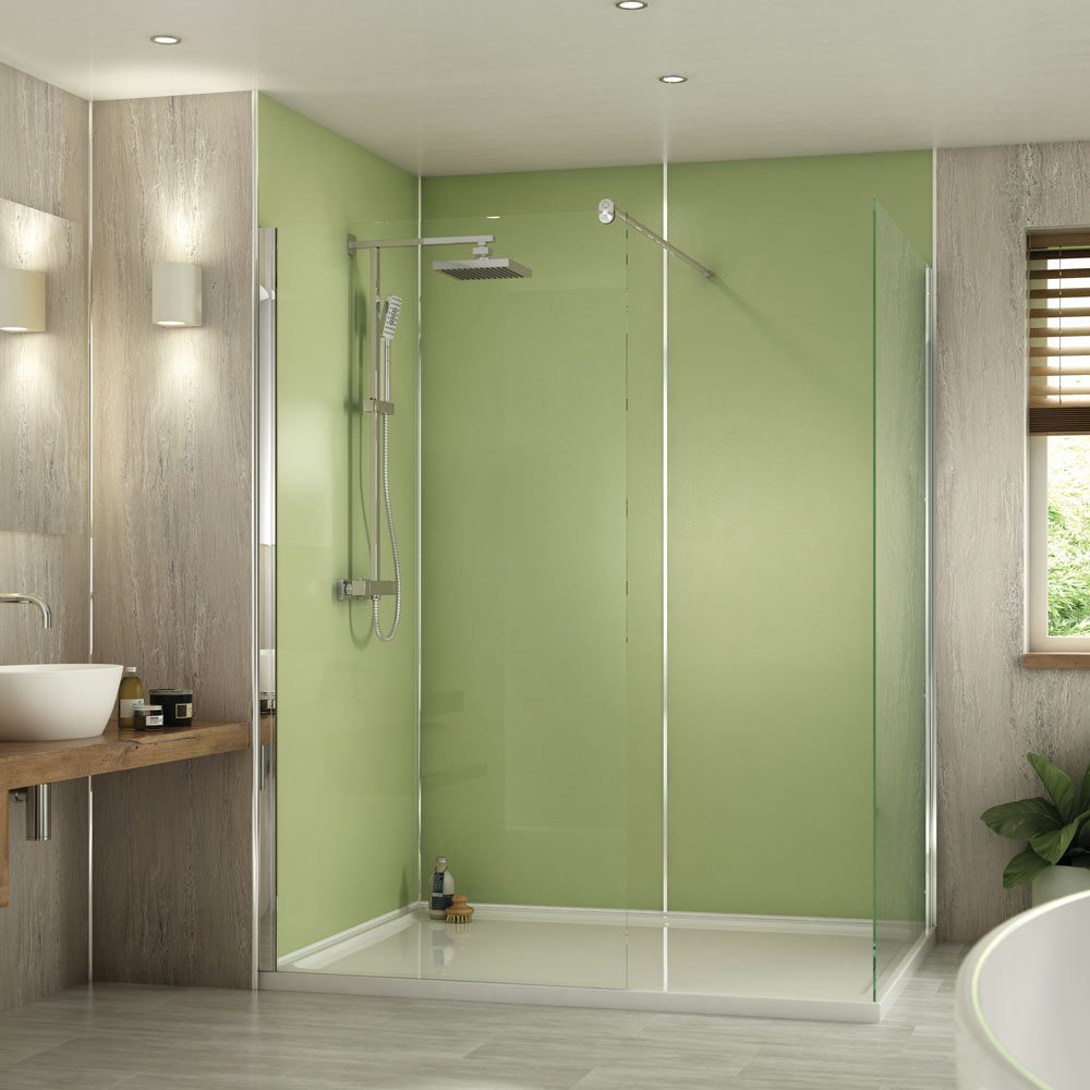 Green Bathroom Wall Panels