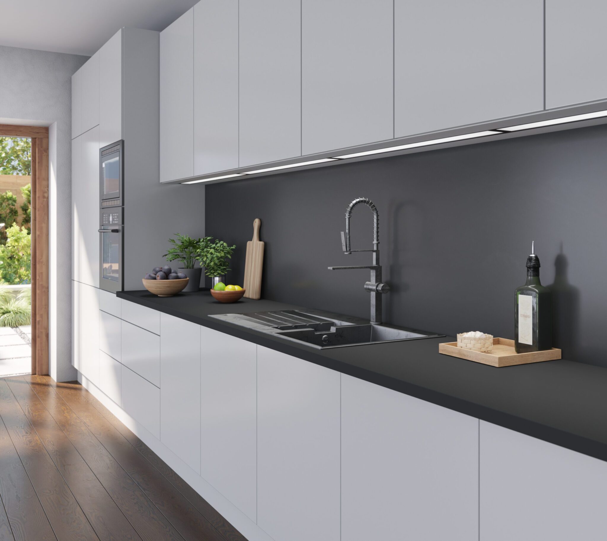 Nero Ingo Fenix NTM Kitchen Worktop Available from Rearo Laminates