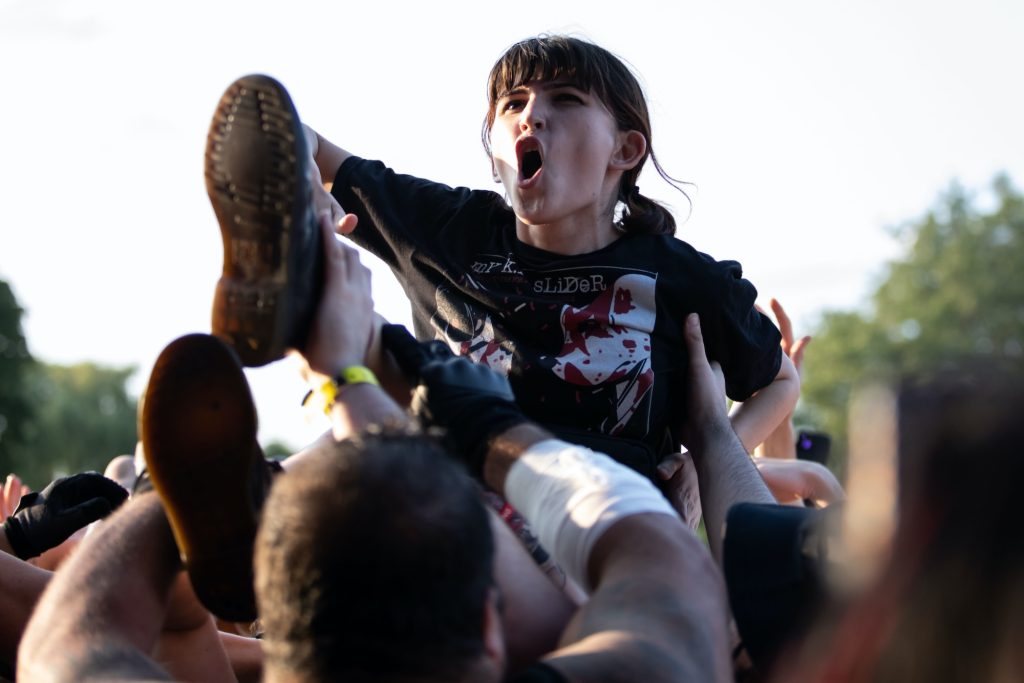 Fans enjoy Riot Fest in Chicago Sept. 16-18, 2022.