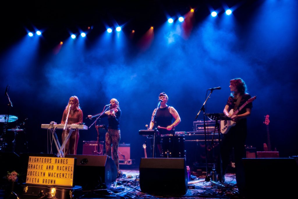 The Righteous Babes Revue perform at The Vic Theatre in Chicago on Nov. 4, 2022.