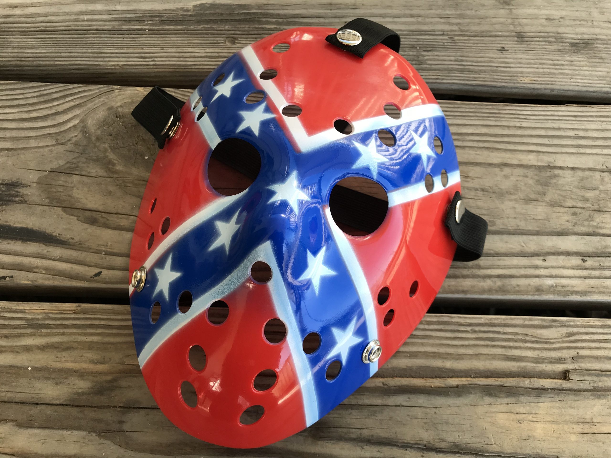 Rebel Flag Hockey Mask