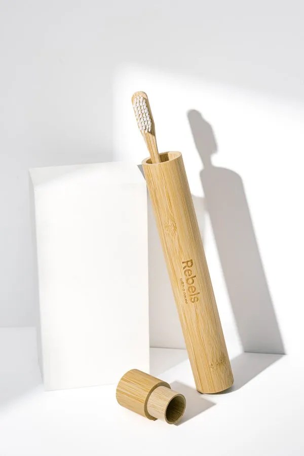 Bamboo Toothbrush Travel Case Rebels with a Cause