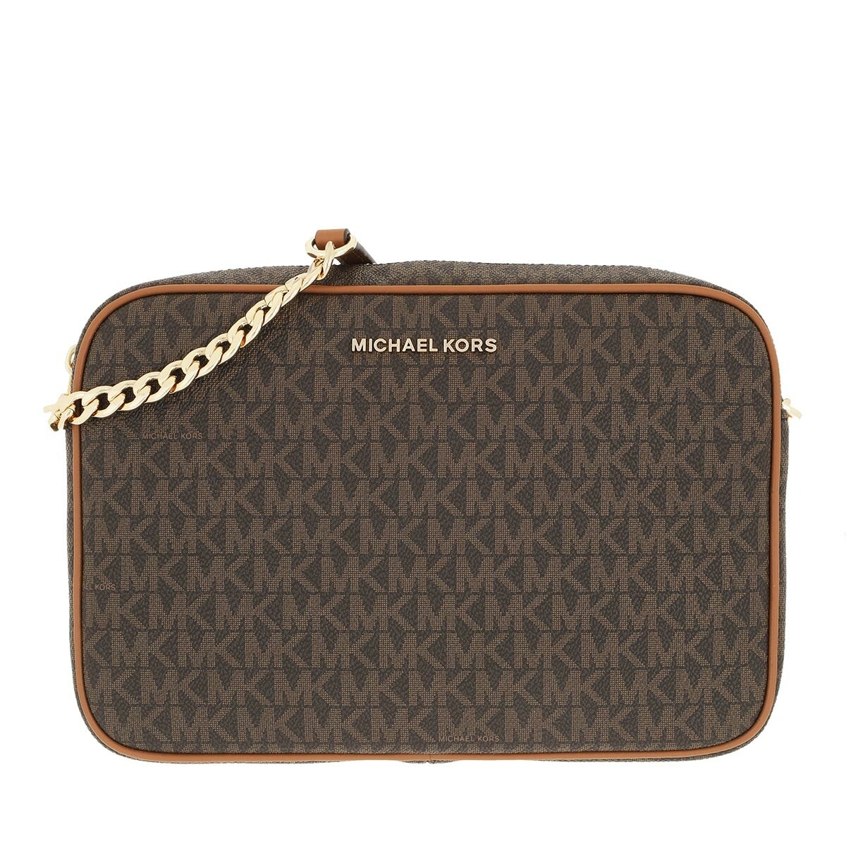 MICHAEL KORS Lg Ew Crossbody Brown REBOS Department Store
